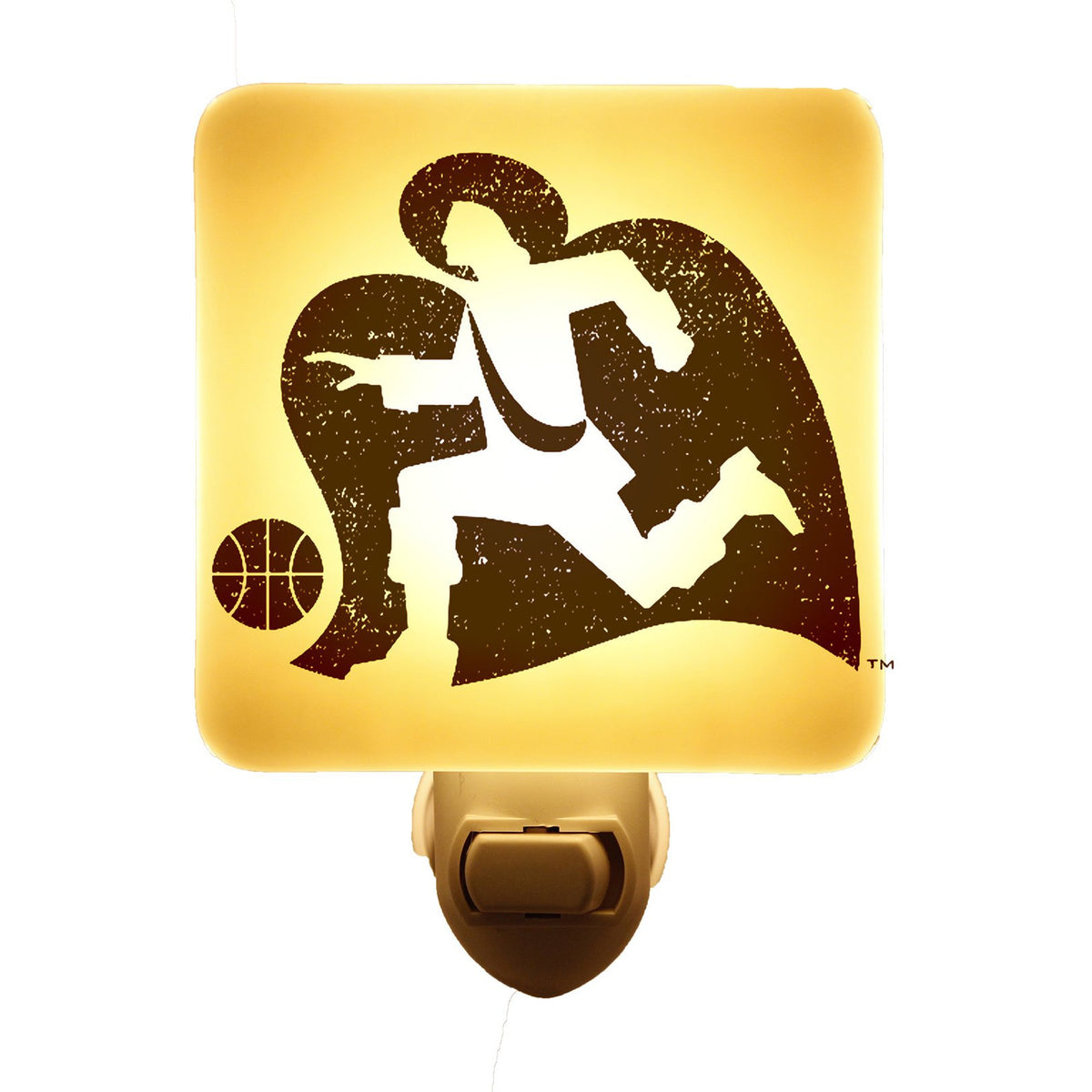 Xavier University - Musketeers Basketball Logo Giftware - Ivory Glass