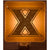 Xavier University - Musketeers X Logo  Giftware - Ivory Glass