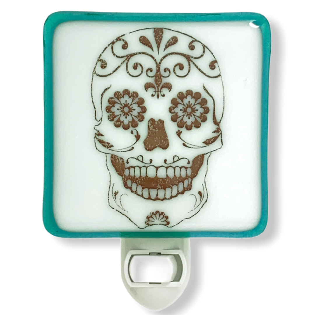 Sugar Skull Day of the Dead Calaveras Night Light
