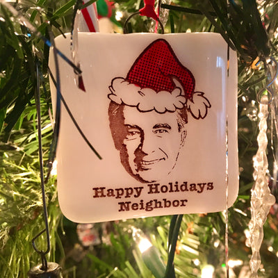 Mr. Rogers Ornament "Happy Holidays Neighbor"