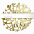 Coral Branch Bowl | Medium Ivory Opaque Glass