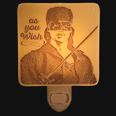 The Princess Bride - Dread Pirate Roberts - Prince Westley “As You Wish” Night Light