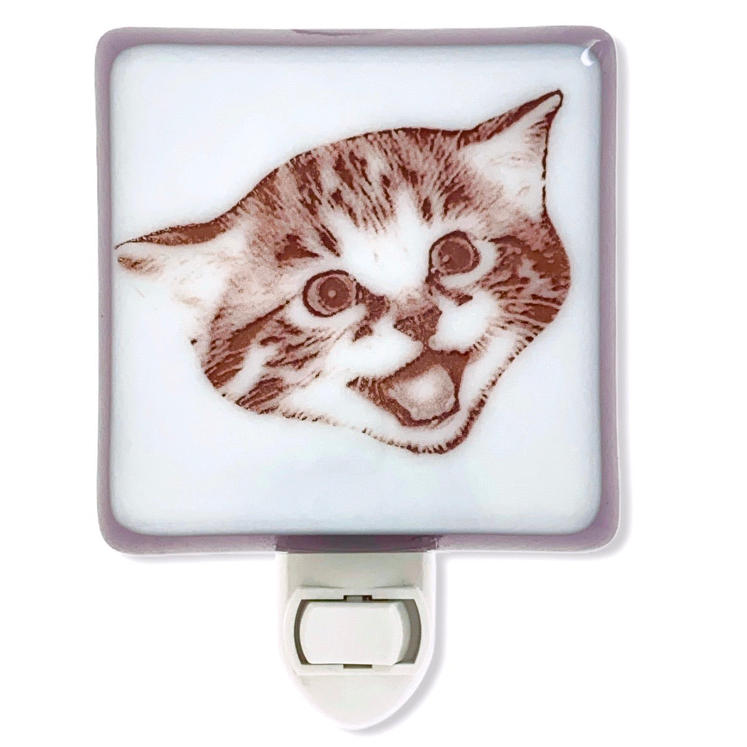 Happy Smiling Cat Night Light