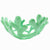 Coral Branch Bowl | Small Jadeite Green Opaque Glass