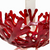 Coral Branch Bowl | Medium Red Glass