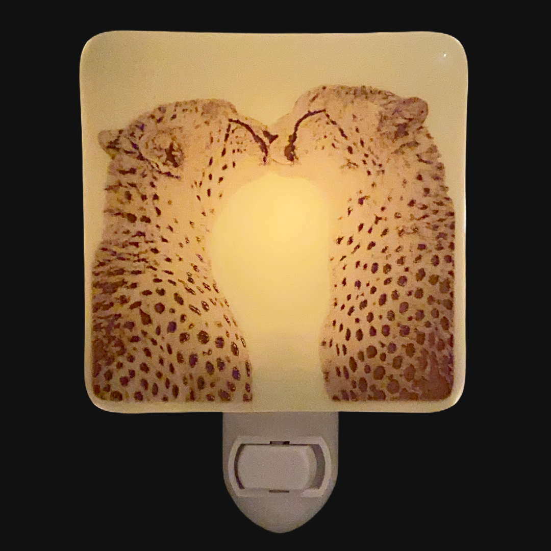 Cheetah Kiss Night Light