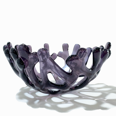 Coral Branch Bowl | Small Purple Glass