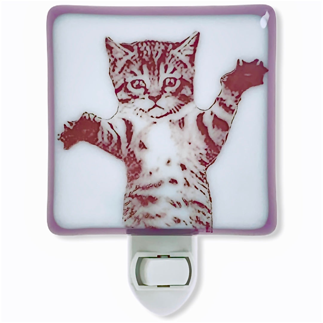 Kitten Attack Night Light