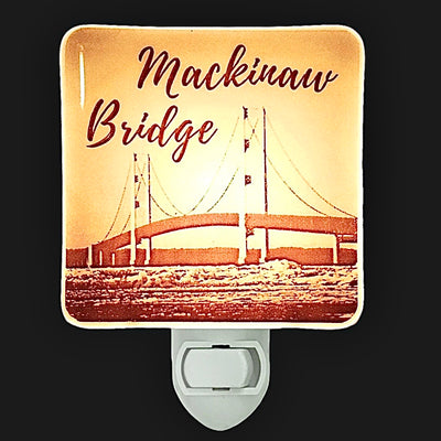 Mackinaw Bridge Michigan Night Light