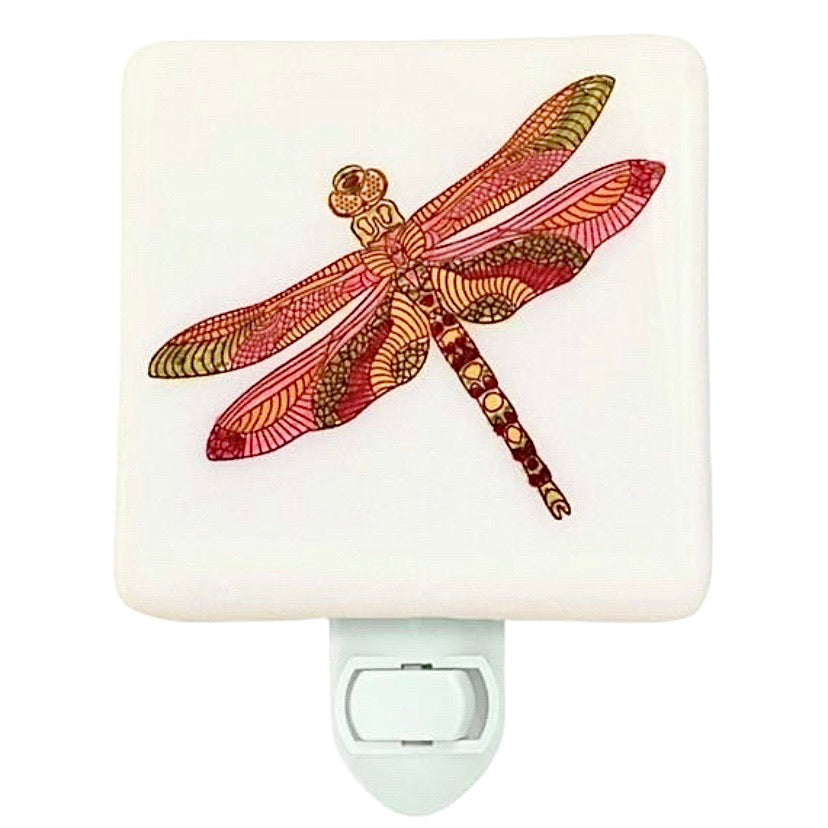 Dragonfly Night Light - Hand Painted