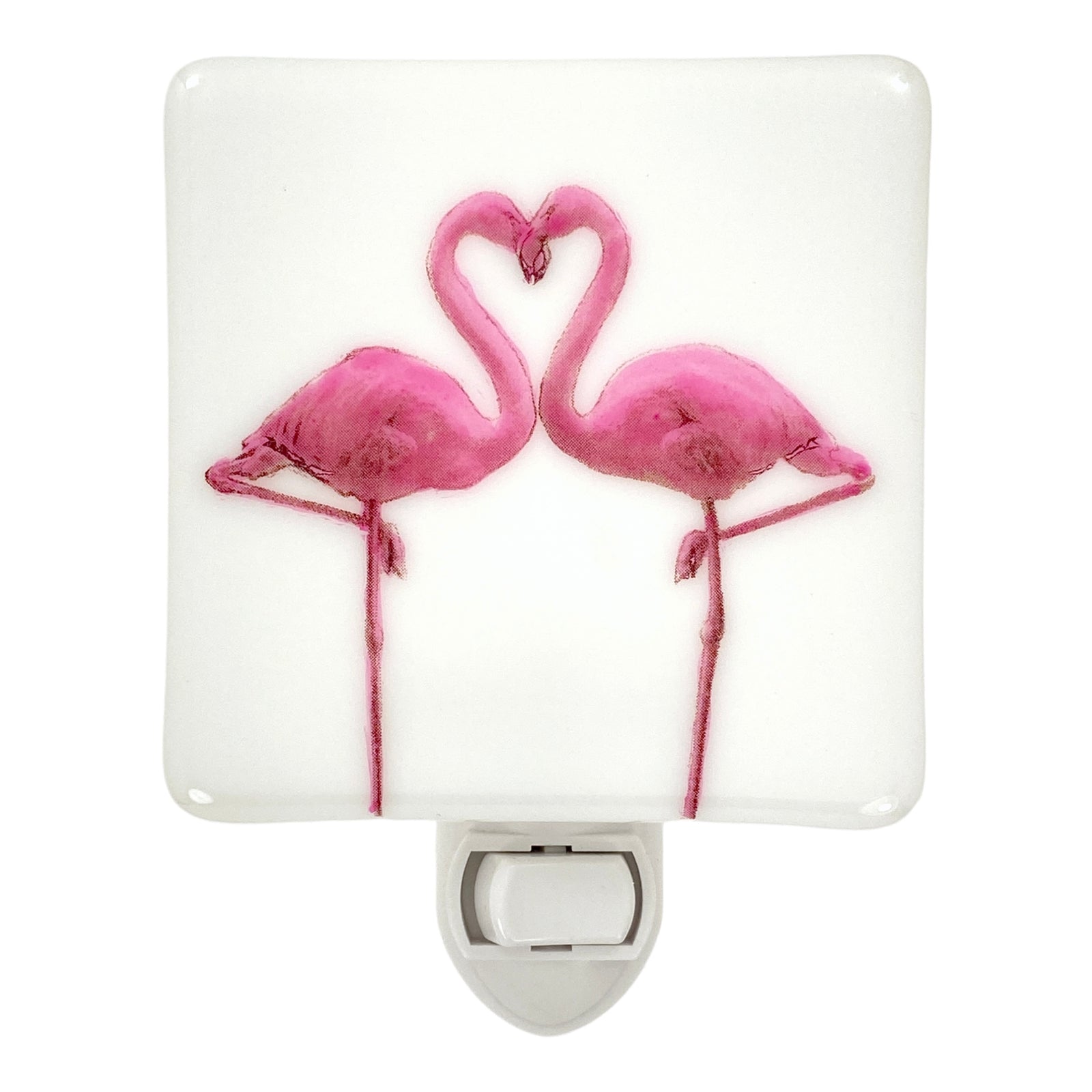 Pink Flamingo Kiss Night Light