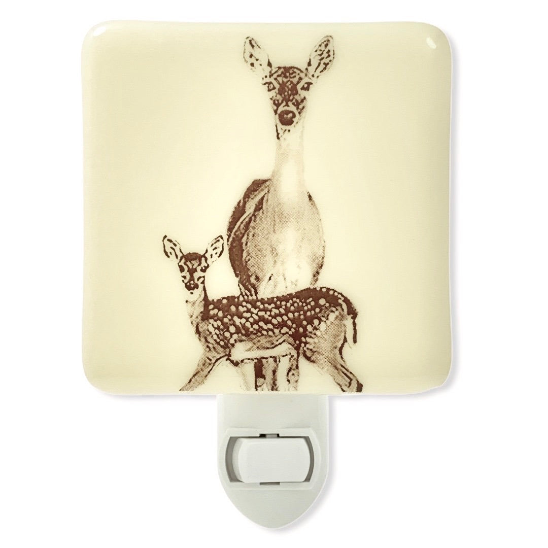 Deer Mom and Baby Night Light