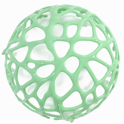 Coral Branch Bowl | Large Seafoam Jadeite Green Opaque Glass