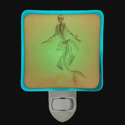 Mermaid Skeleton Night Light